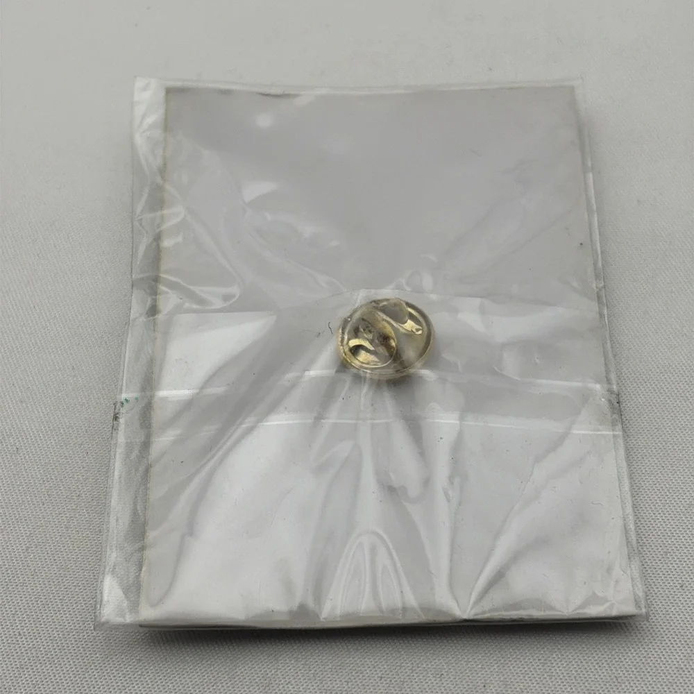 Save A Fox Rescue Black & White Fox Flowers Lapel Hat Pin
